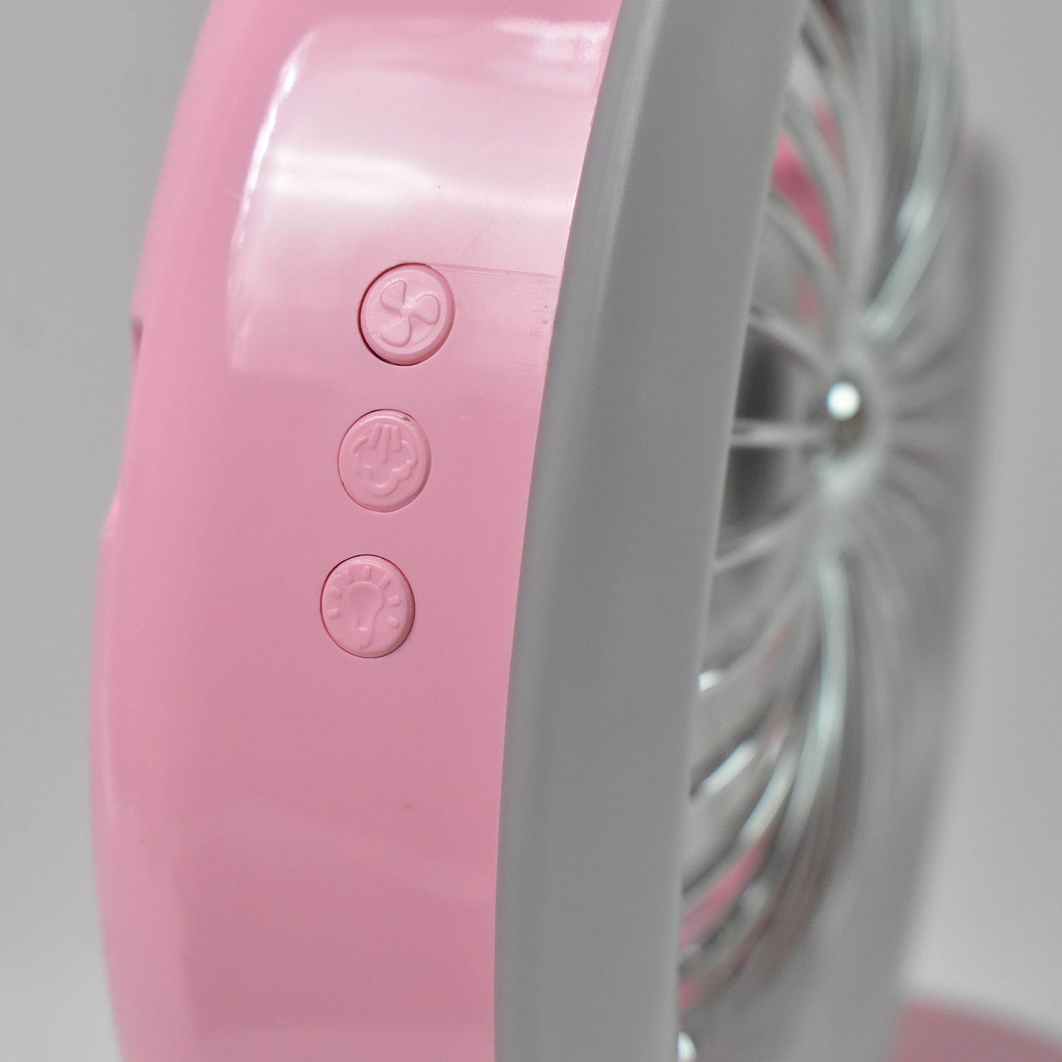 Desktop Fan - Camping Fan With Led Light Portable Humidifying Fan (1 Pc  Plug  Play Fan) Desktop Fan - Camping Fan With Led Light Portable Humidifying Fan (1 Pc  Plug  Play Fan)